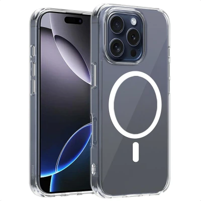 Afbeelding van imoshion Hoesje geschikt voor iPhone 16 Pro Max Protective Backcover MagSafe Transparant