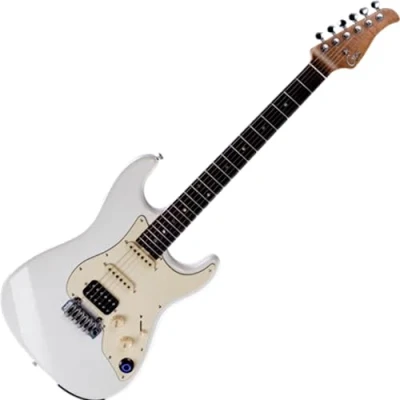 Afbeelding van Mooer GTRS Guitars Professional 800 Olympic White Intelligent Guitar met gigbag