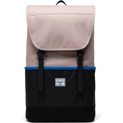 Afbeelding van Herschel Vrije tijd rugzak Schoolrugzak met laptopvak Retreat Pro Backpack 22L Light Taupe / Black Strong Blue Beige Zwart
