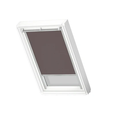 Afbeelding van VELUX Origineel Verduisterend Rolgordijn (DKL), Zilveren Kozijn, U08, 808, 8, Taupe