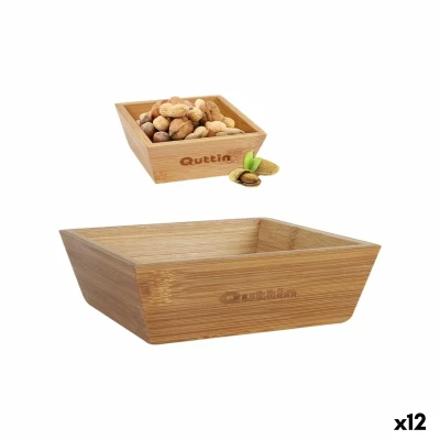 Afbeelding van Aperitiefschaaltje Quttin Bamboe 16 x 5 cm (12 Stuks)