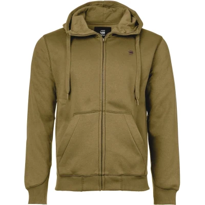 Afbeelding van G Star Premium CORE HDD Sweater met rits, Heren, Maat: XL, Tobacco
