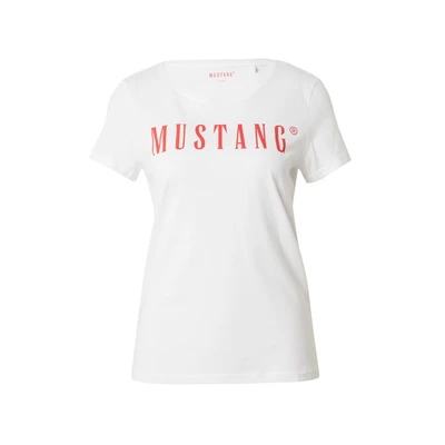 Afbeelding van MUSTANG Dames T shirt ALMA Regular Fit XS S M L XL Wit Zwart Blauw Grijs, Algemeen 2045,