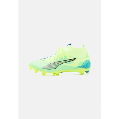 Afbeelding van Puma Ultra 5 Match FG/AG Voetbalschoenen met kunststof noppen, Dames, Maat: 37, Fizzy apple/white/bluemazing Textiel/ synthetisch