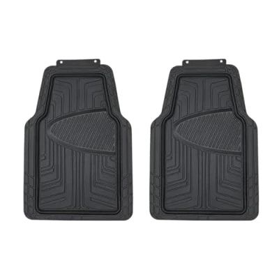 Afbeelding van Amazon Basics Vloermatten, set van 2, all season, rubber, voor auto&#039;s, SUV&#039;s en vrachtwagens, zwart