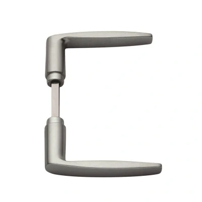 Afbeelding van Axa Deurkruk Curve aluminium Geanodiseerd geslepen F1 naturel 116mm