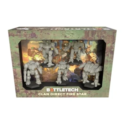 Afbeelding van BattleTech Miniatures Clan Direct Fire Star Expansion Miniature Game Catalyst Labs Ages 14+