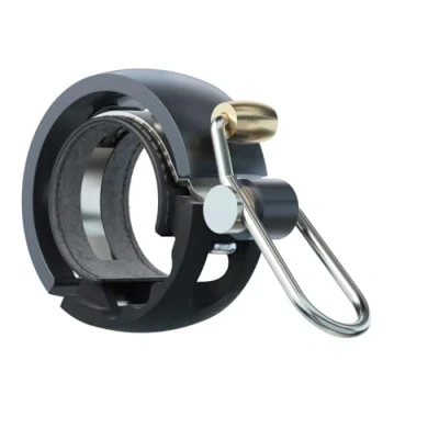 Afbeelding van Knog Oi Luxe Fietsbel zwart/grijs Diameter S 22,2mm 2021