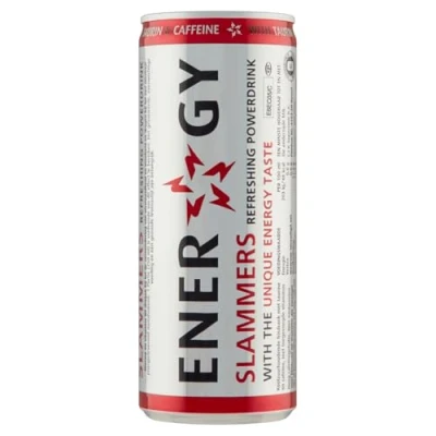 Afbeelding van Slammers energy drink 250 Tray 24 stuks