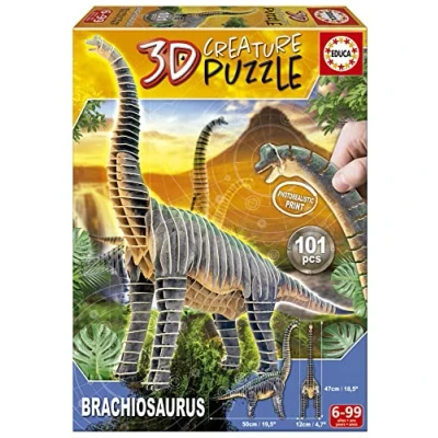 Afbeelding van EDUCA puzzel 112 stuks 3D BRACHIOSAURUS