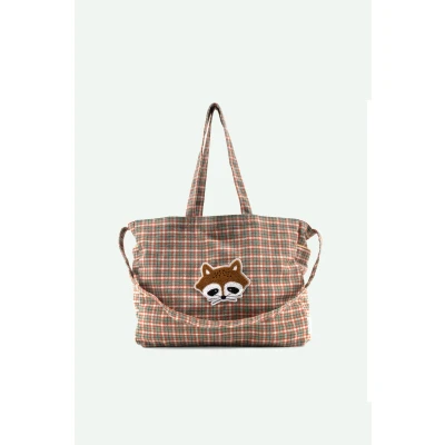 Afbeelding van Sticky Lemon Adventure shopper tartan map green
