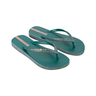 Afbeelding van Ipanema Dames Maxi Glow FEM Flipflop, Groen/Glitter Green, 37 EU, Groen Glitter Groen, EU