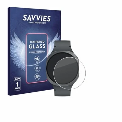 Afbeelding van Savvies Glas Screenprotector voor Samsung Galaxy Watch 8 (40 mm) Gehard Beschermglas 9H