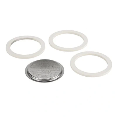 Afbeelding van Bialetti Afdichting voor espresso apparaat 6 kopjes 3 x afdichtingen + zeef