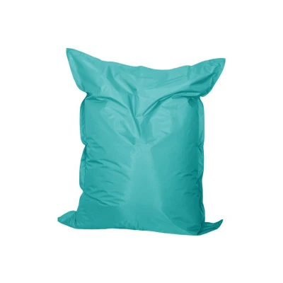 Afbeelding van Zitzak nylon aqua blauw 150x130x20 cm