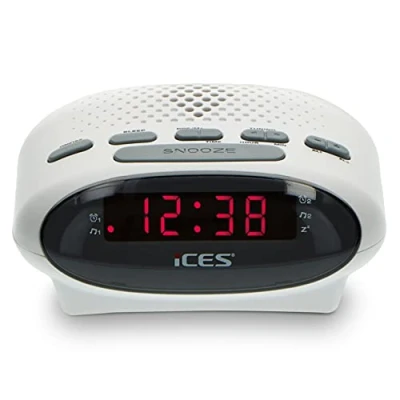 Afbeelding van Lenco Ices clock radio icr 210 white A002214