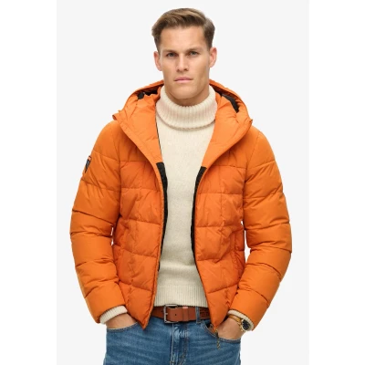Afbeelding van Superdry Mannen Expedition pufferjas met Capuchon Oranje Grootte: Xxxl