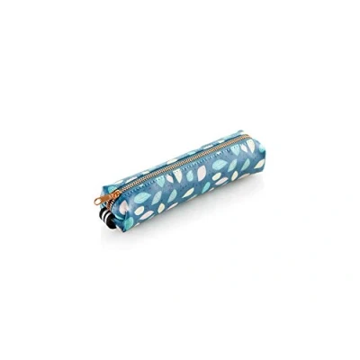 Afbeelding van MIQUELRIUS Mini etui met rubber, design herfstbladeren.