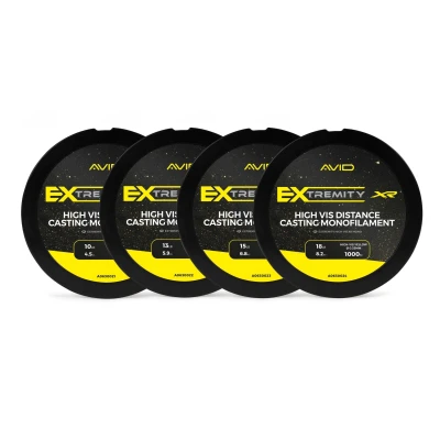 Afbeelding van Avid Extremity Hi Vis XR Mono Nylon vislijn 1000m (0.33mm/4.5kg)