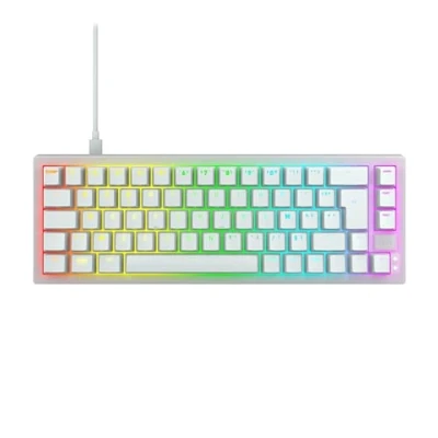 Afbeelding van CHERRY XTRFY K5V2 Compact, mechanisch gamingtoetsenbord, 65% formaat, UK lay out (QWERTY), hot swap toetsenbord, MX2A rode schakelaars, zwart