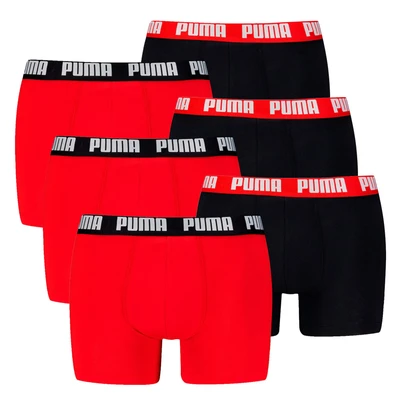 Afbeelding van PUMA Boxershorts rood / zwart wit