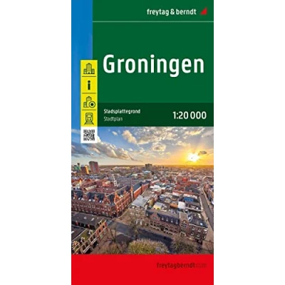 Afbeelding van Stadsplattegrond F&amp;B Groningen: schaal 1 : 20.000: PL 208