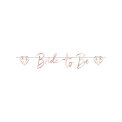 Afbeelding van Amscan Slinger Bride To Be Dames 180 Cm Papier Roze