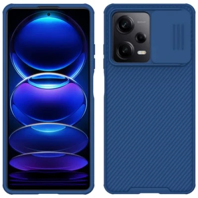 Afbeelding van Xiaomi Redmi Note 12 Pro Hoesje Kunststof Nillkin Hardcase/Backcover Blauw Telefoonhoesje