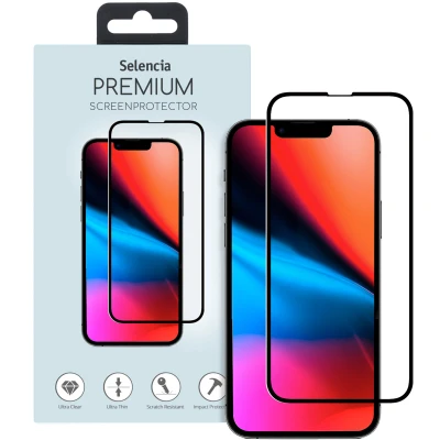 Afbeelding van Screenprotector Apple iPhone 13 Pro Max: Selencia Gehard Glas Premium