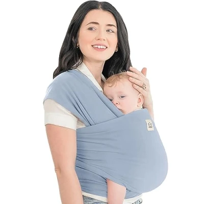 Afbeelding van KeaBabies Babydraagzak All in 1 ademende draagdoek, lichtgewicht, handsfree draagzak voor pasgeborenen