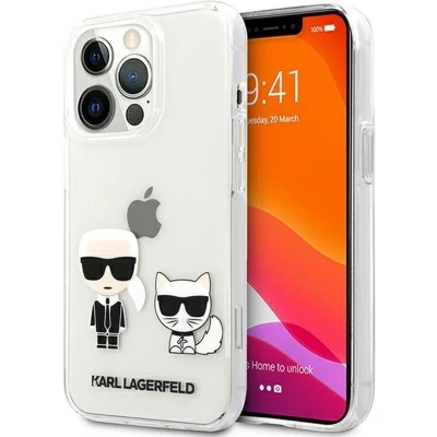 Afbeelding van Karl Lagerfeld KLHCP13XCKTR iPhone 13 Pro Max 6,7&quot; hardcase Transparant &amp; Choupette
