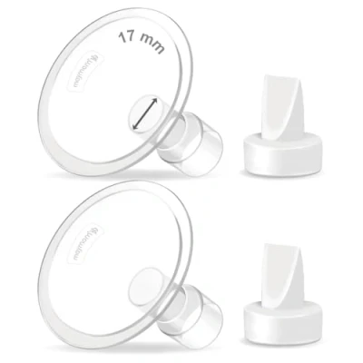 Afbeelding van Maymom Compatibel 17mm borstschild flens voor Lansinoh borstkolf &amp; ventiel. niet originele pomp onderdelen. vervangen ComfortFit. werken met SignaturePro SmartPump handmatige pompen