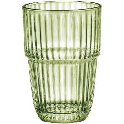 Afbeelding van Waterglas Bormioli Rocco Barshine Groen Glas 380 ml (6 Stuks)