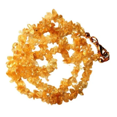 Afbeelding van Citrien Split Collier 45 cm.