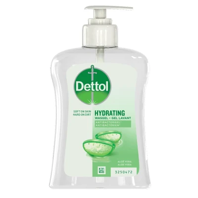 Afbeelding van Dettol Hydraterende Wasgel Antibacteriëel met aloe vera 250ML