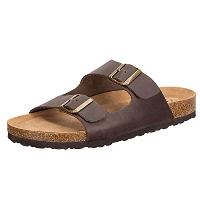 Afbeelding van Lico Alvaro Heren Pantoffel, Bruin, 46 EU