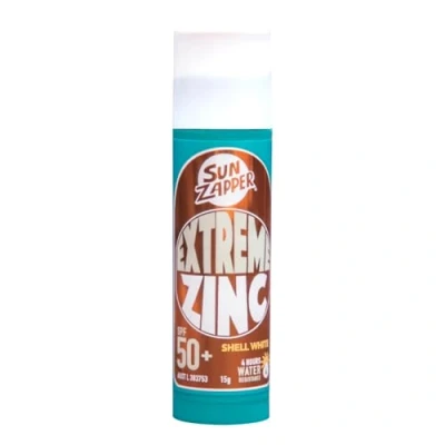 Afbeelding van Sun Zapper Extreme Shell WHITE Zinc Stick SPF 50+ 15g
