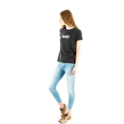 Afbeelding van Levi&#039;s THE Perfect TEE Tshirt print, Dames, Maat: XXS, Caviar