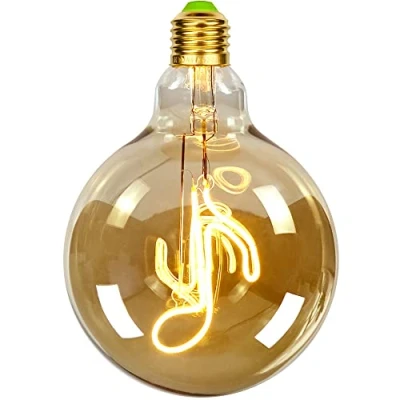 Afbeelding van TIANFAN Vintage LED lampen Big Globe G125 4W 220 / 240V alfabet speciale decoratieve gloeilamp Super Yellow Warm (Quaver)