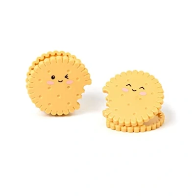 Afbeelding van Legami Set mit 4 Clips zum Verschließen der Packungen, 5 x cm, Thema Cookie, Kunststoff, Einheitsgröße