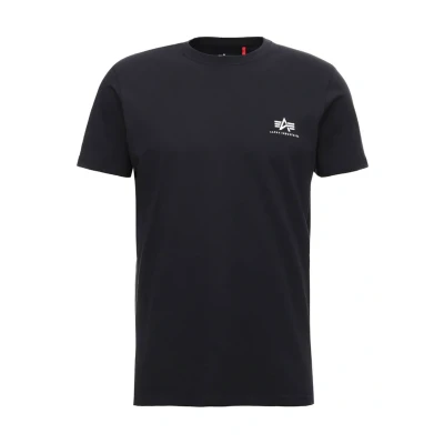 Afbeelding van Alpha Industries Small LOGO Tshirt print, Heren, Maat: Small, Rep blue