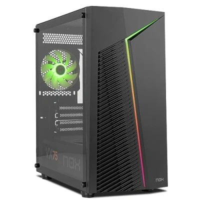 Afbeelding van ATX Semi toren doos Nox NXINFTYZETA Zwart
