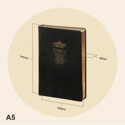 Afbeelding van Kalpa Notitieboek Goudsnee Zwart 3 varianten