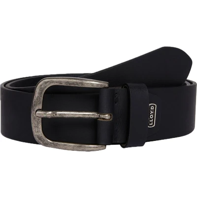 Afbeelding van LLOYD Leren Riem Men&#039;s Belt W115 Black Zwart