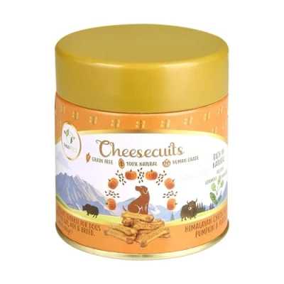 Afbeelding van Pawfect Kaas Biscuits met Pompoen en lijnzaad 100 gr.
