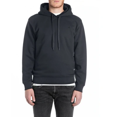 Afbeelding van Replay Basic capuchontrui voor heren, 067 Night Blue, S