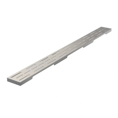 Afbeelding van Brauer Douchegootrooster 70x6cm geborsteld RVS