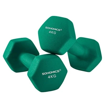 Afbeelding van Haltergewichten voor krachttraining met 4 kg Set van 2