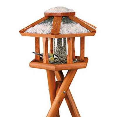 Afbeelding van Trixie Natura Voederhuis Met Standaard Bruin 50X50X34 CM / 140 (381307)