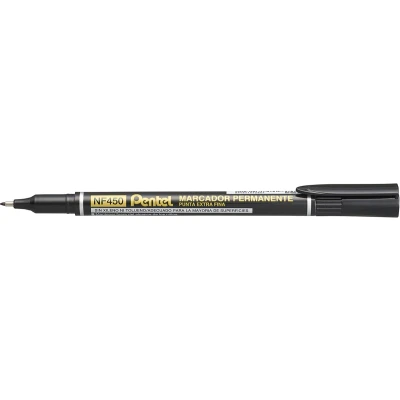Afbeelding van Pentel NF450 A Permanente marker Extra Fijne punt 1,2mm Zwart